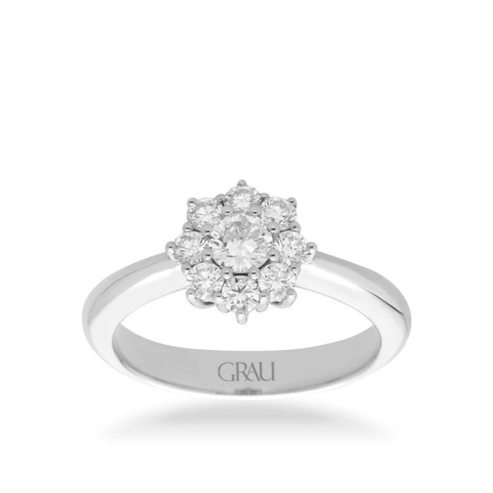Anell Grau Or Blanc Rosetó