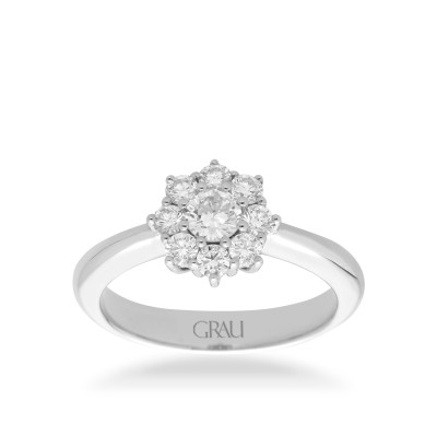 Anell Grau Or Blanc Rosetó