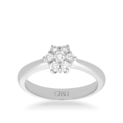 Anell Grau Or Blanc Rosetó