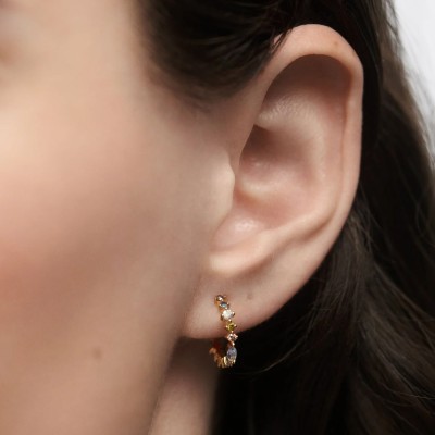 Arracades Petites d’Aro en Plata de PdPaola
