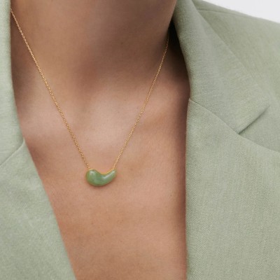 PdPaola Green Aventurine Necklace