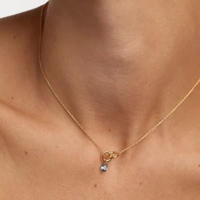 PdPaola Blue Lily Necklace