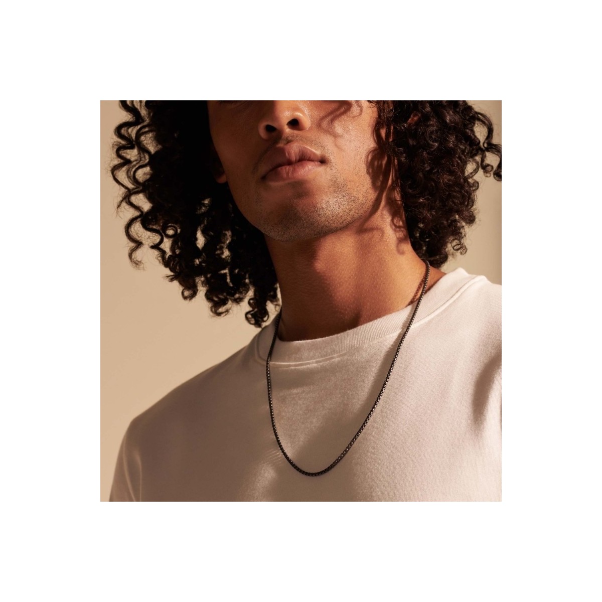 Collaret Box Chain 2.7mm en Plata Esterlina Fosca