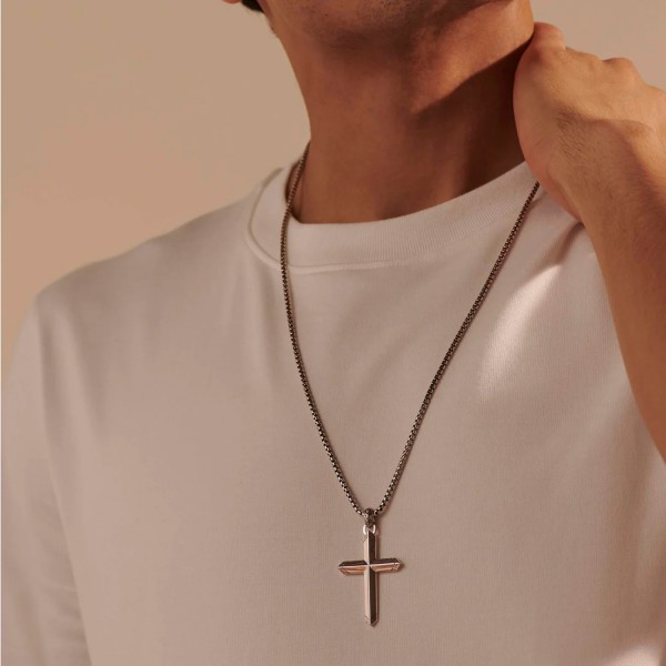 Sterling Silver Cross Pendant Necklace