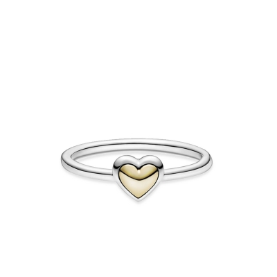 Pandora Subtle Charm Heart Ring