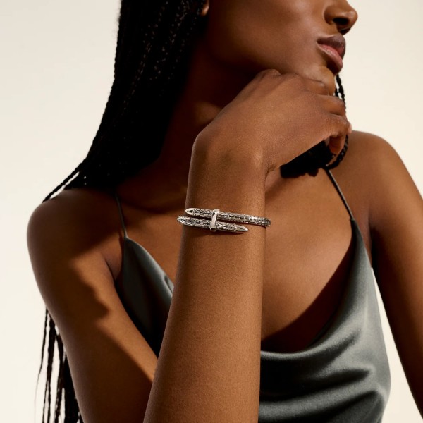 Brazalete Spear Flex Plata Esterlina