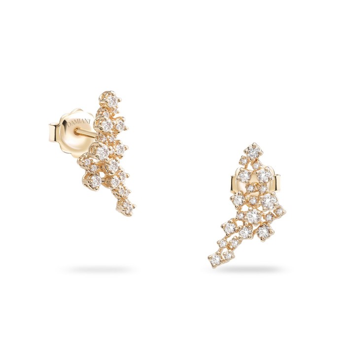 Damiani Mimosa Earrings in Yellow Gold