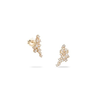 Damiani Mimosa Earrings in Yellow Gold