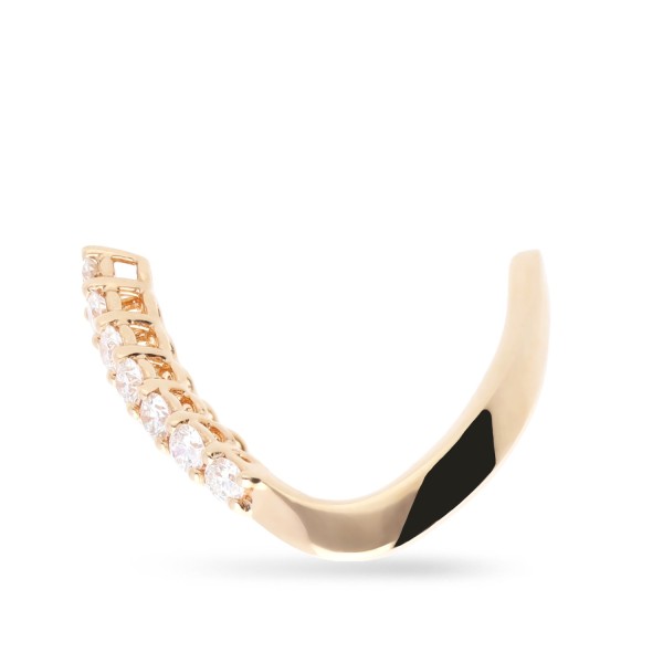 Anillo Grau con Diamantes en Oro Rosa