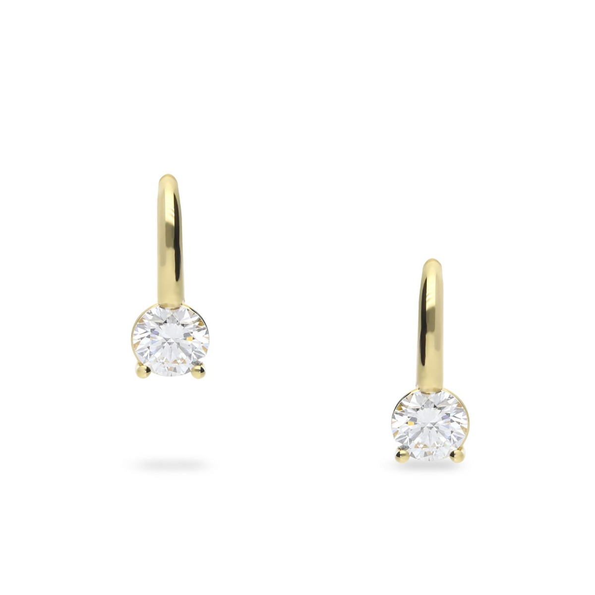 Pendientes Criolla de Grau en Oro Amarillo