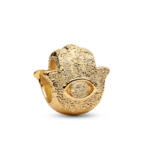 Mini Charm Mà de Hamsa Texturada