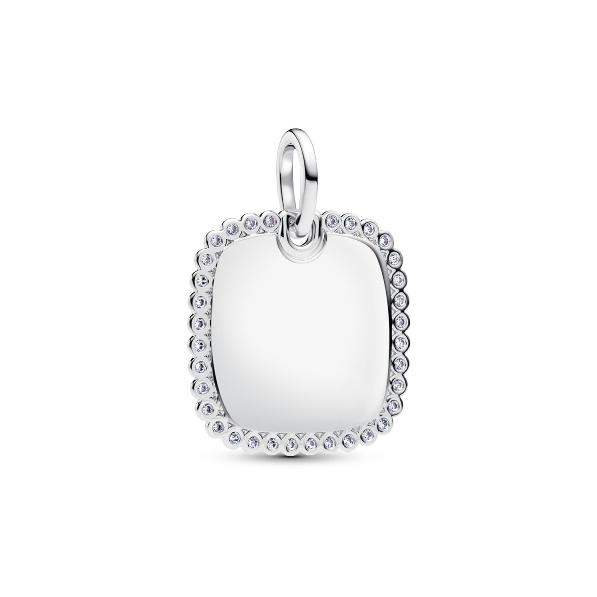Pandora Engravable Square Tag Pendant
