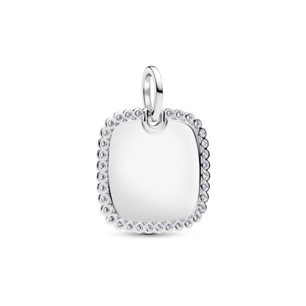 Pandora Engravable Square Tag Pendant
