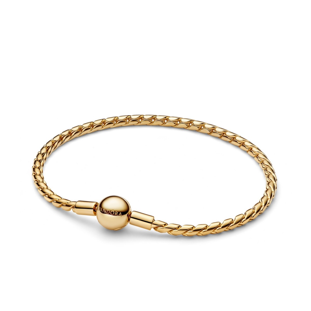 Brazalete Pandora Moments – chapado en oro 14k