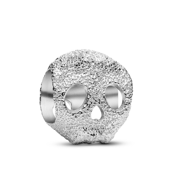 Pandora Textured Mini Skull Charm