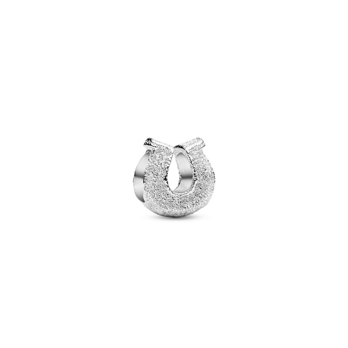 Pandora Textured Mini Horseshoe Charm