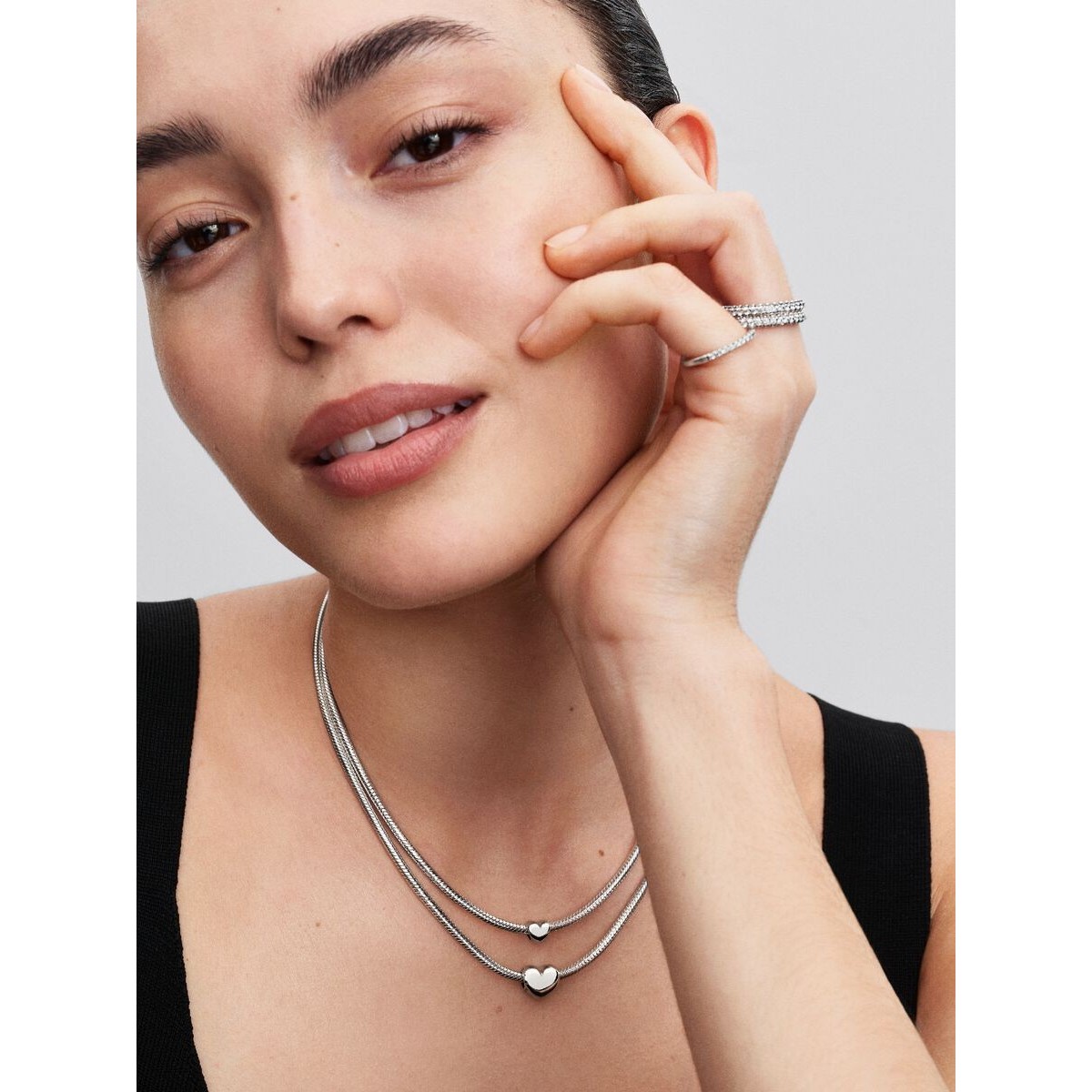 Charm Pandora Cor Mini en plata de llei