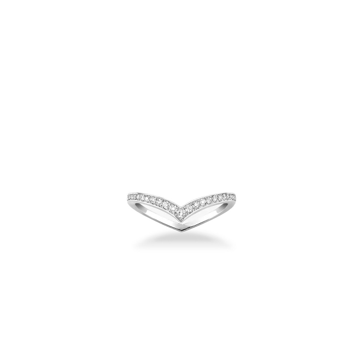 Messika Fiery Pavé Wedding Ring 0.19 ct White Gold