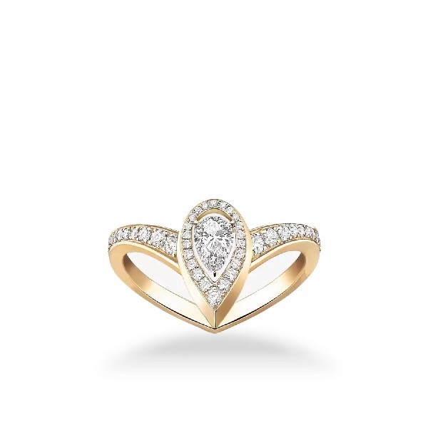 Fiery 0.10ct Yellow Gold Ring – Messika
