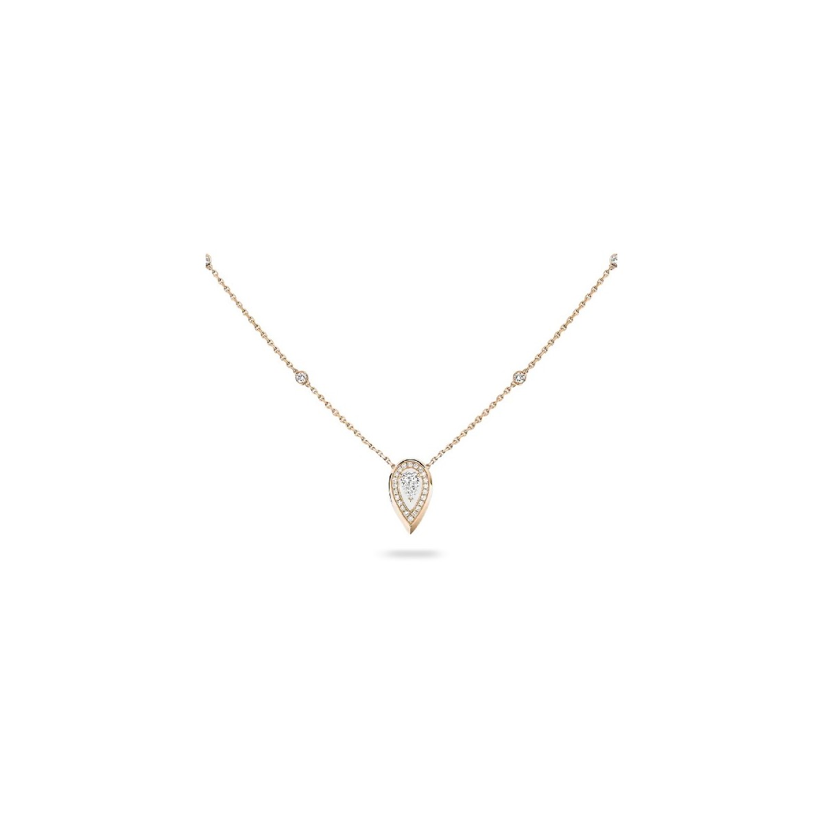 Collaret Fiery d'Or Rosa i Diamant 0,10 ct de Messika