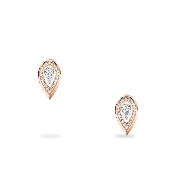 Arracades Fiery d’Or Rosa Messika 0,10ct