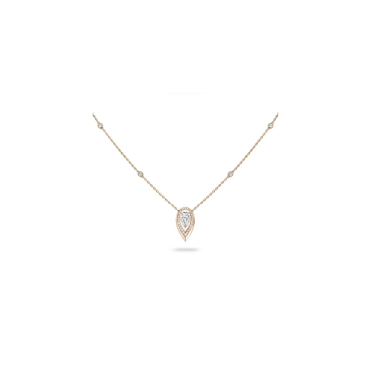Collaret Fiery d'Or Rosa i Diamants Messika