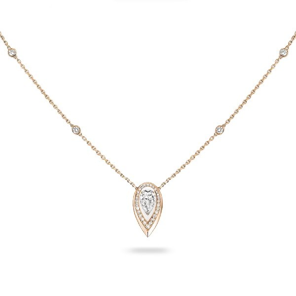 Messika Fiery Rose Gold and Diamond Necklace