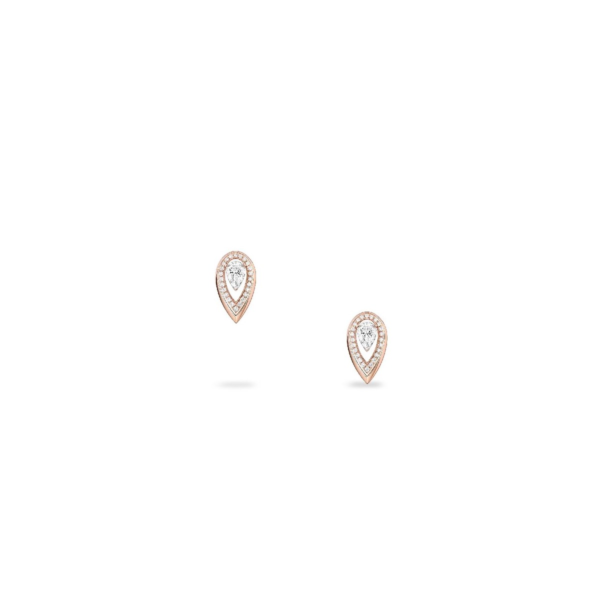 Arracades Fiery d’Or Rosa i Diamants