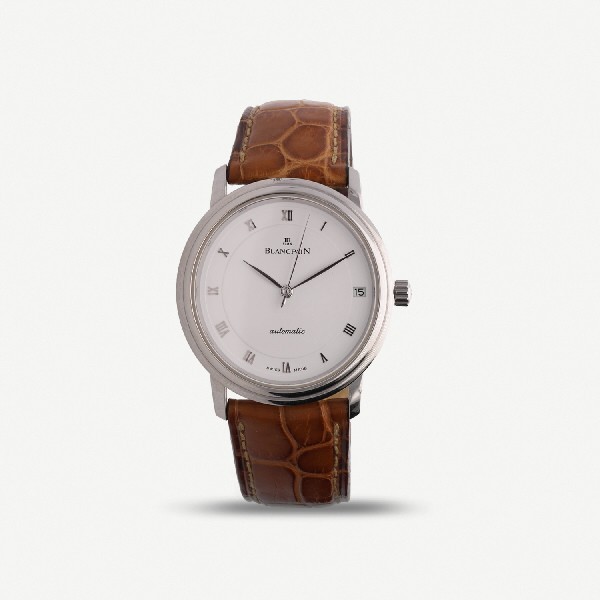 Blancpain Villeret Automático en Acero y Piel
