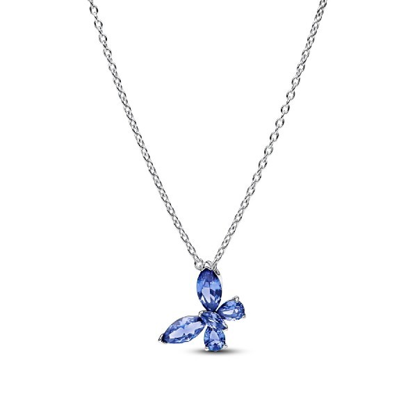 Collar Pandora Mariposa Azul