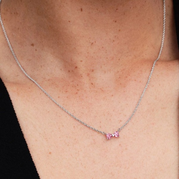 Collar Pandora Lazo Rosa