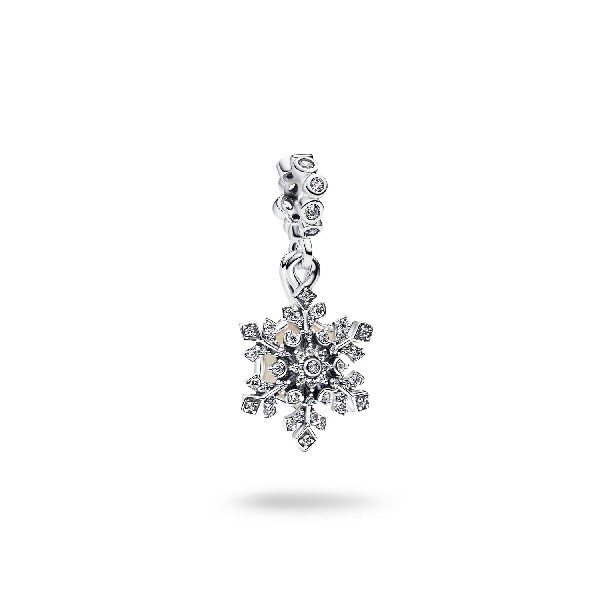 Snowflake Double Dangle Charm