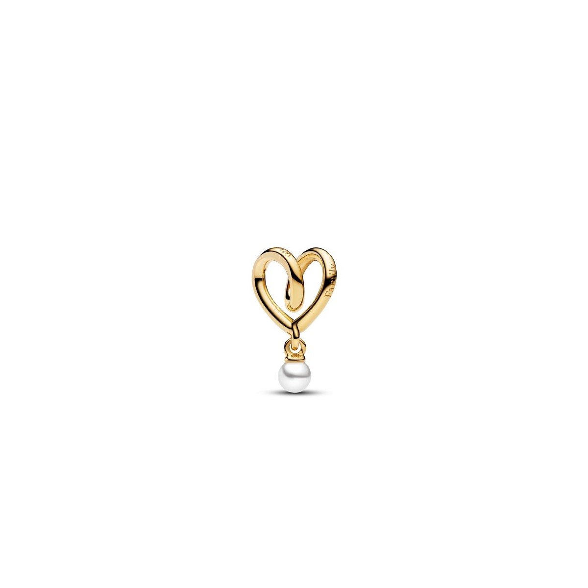 Wrapped Heart Charm – 14k Gold-Plated Wrapped Heart Charm – 14k Gold-Plated