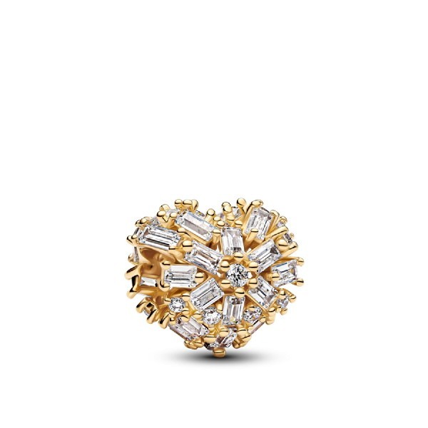 Sparkling Heart Charm