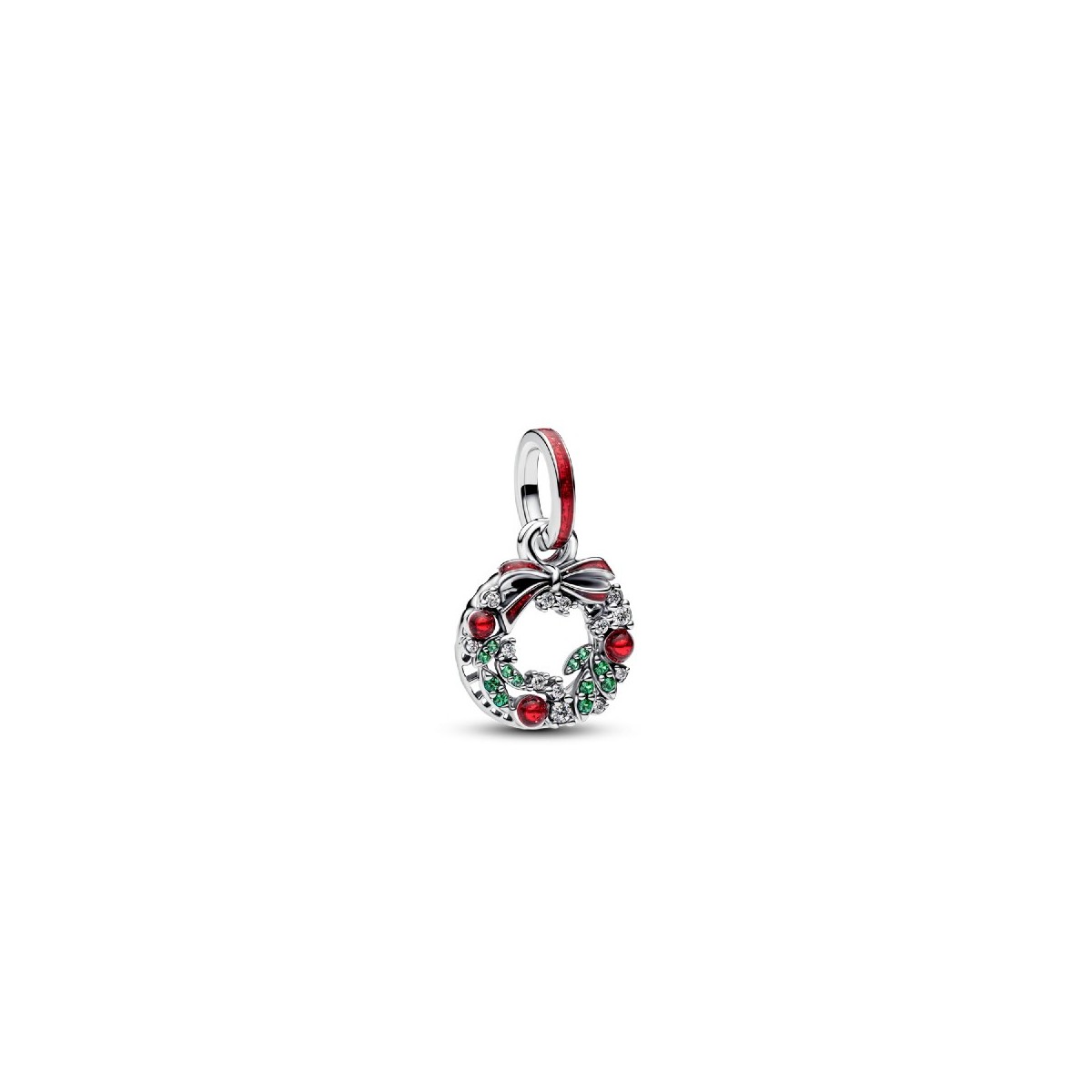 “Double Holiday Wreath” Dangle Charm “Double Holiday Wreath” Dangle Charm