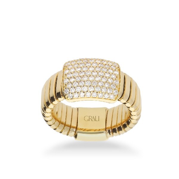 Anillo Tubogas de Grau en Oro Amarillo