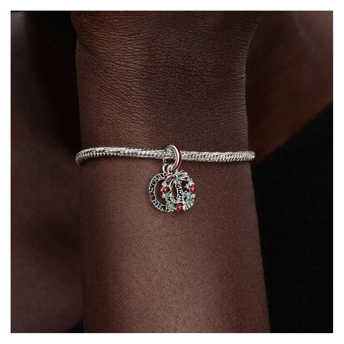 Charm “Corona Navideña Doble” Charm “Corona Navideña Doble”