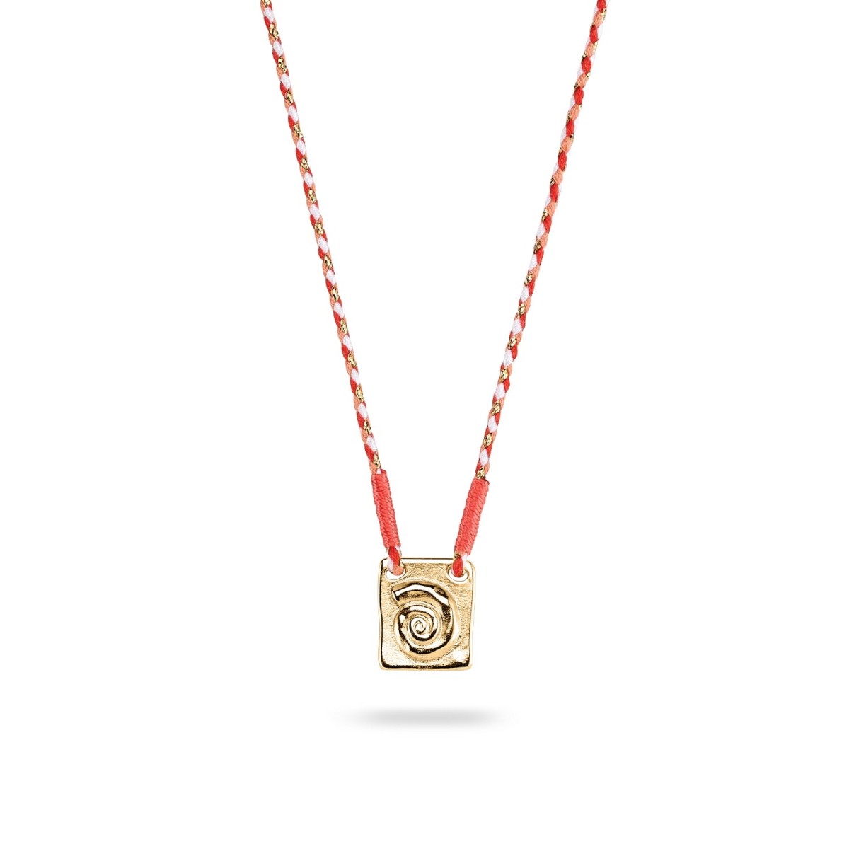 Collar Tiaré con placa Caracola multicolor