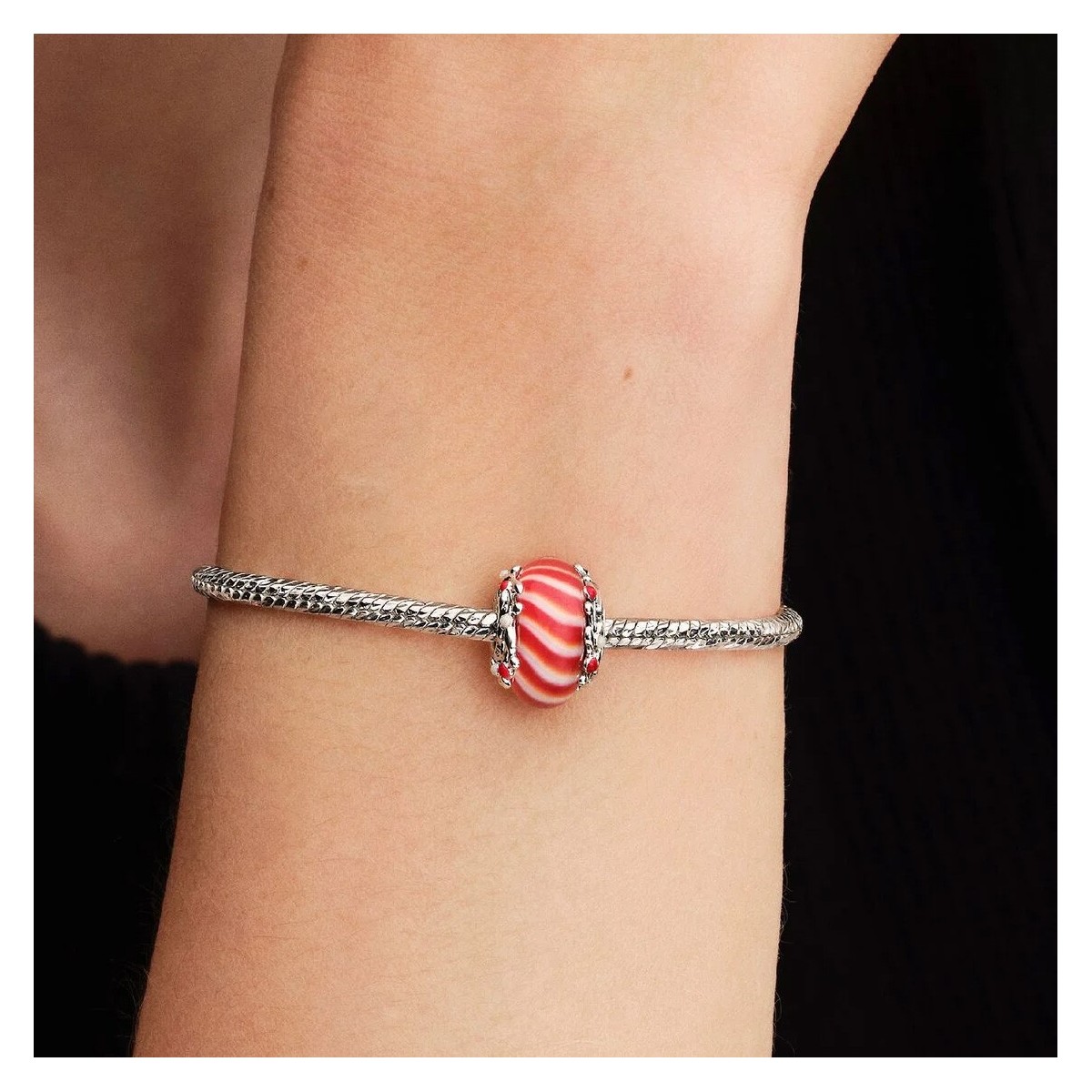 Charm Colgante Caramelo de Cristal de Murano