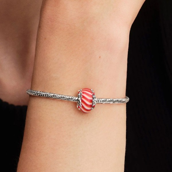 Charm Colgante Caramelo de Cristal de Murano