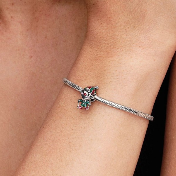 Charm Colgante Elfo Móvil en Plata de Ley