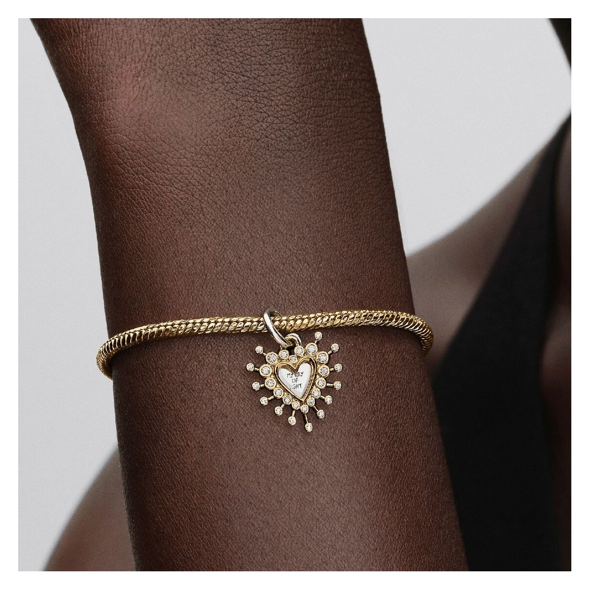 Radiant Heart Double Dangle Charm