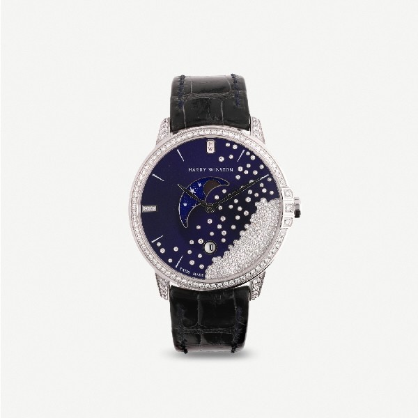 Harry Winston Midnight Diamond Drops 39 mm