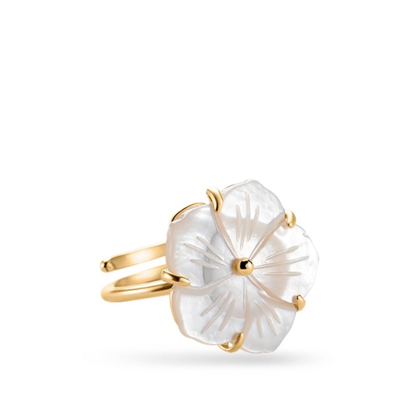 Anell TIARE amb Nacre Blanc