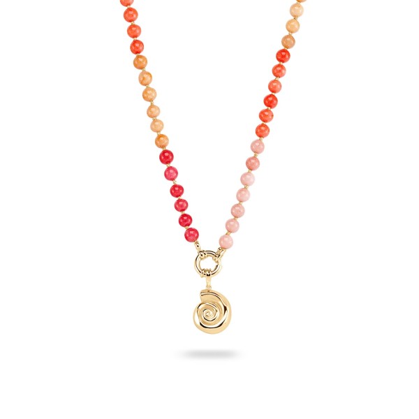 TIARE Short Necklace Multicolor / Gold – Agatha
