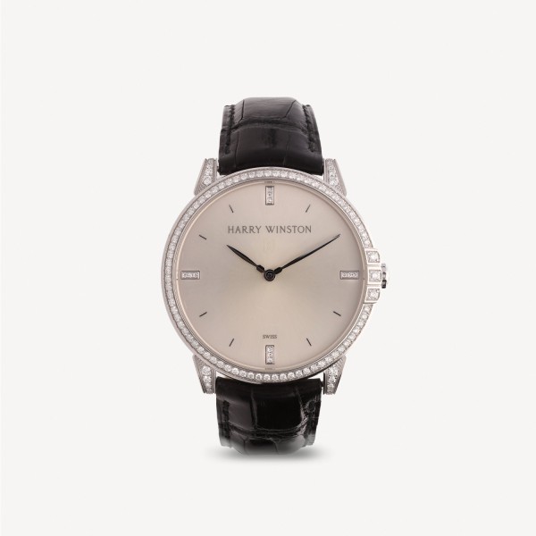 Harry Winston Midnight 39 mm -Pre- Owned | Jewelry Online Grau