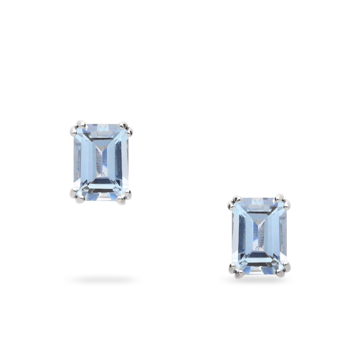 Grau White Gold Earrings with 1.67ct Aquamarine