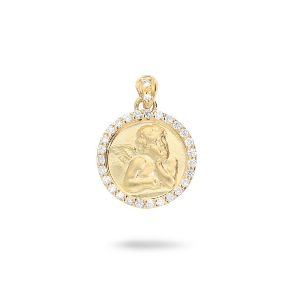 Guardian Angel Diamond Pendant 11mm