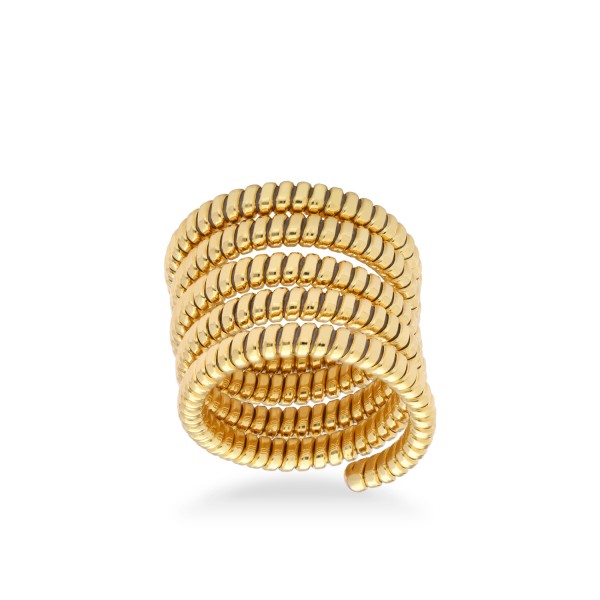 Anell Tubogas Grau Or Groc – Joieria Grau