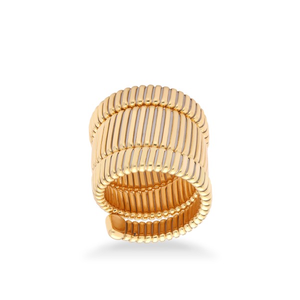 Anell Tubogas Grau 3 Voltes Or Groc – Joieria Grau